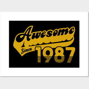 awesome since 1987 Posters and Art